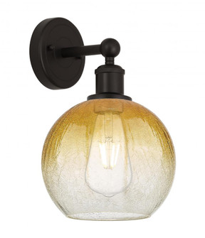 Brookhaven Globe - 1 Light - 8 inch - Oil Rubbed Bronze - Sconce (3442|616-1W-OB-G483-8AM)