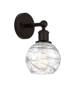 Athens Deco Swirl - 1 Light - 6 inch - Oil Rubbed Bronze - Sconce (3442|616-1W-OB-G1213-6CL)