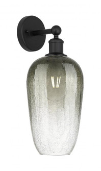 Brookhaven Flute - 1 Light - 7 inch - Matte Black - Sconce (3442|616-1W-BK-G484-7SL)