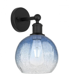 Brookhaven Globe - 1 Light - 8 inch - Matte Black - Sconce (3442|616-1W-BK-G483-8SB)