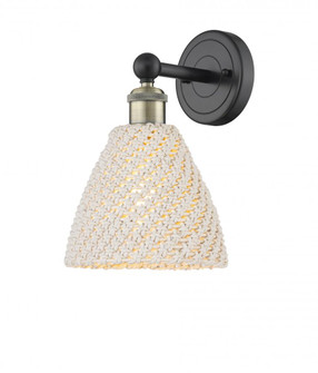 Bristol Natural - 1 Light - 8 inch - Black Antique Brass - Sconce (3442|616-1W-BAB-NBD-75-NAT)