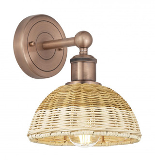 Bristol Natural II - 1 Light - 8 inch - Antique Copper - Sconce (3442|616-1W-AC-NBD2-75-NAT)