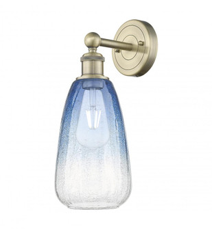 Brookhaven Almond - 1 Light - 6 inch - Antique Brass - Sconce (3442|616-1W-AB-G480-6SB)