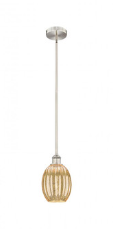 Preston Bulb - 1 Light - 6 inch - Brushed Satin Nickel - Stem hung - Mini Pendant (3442|616-1S-SN-G459-6ME)