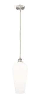 Chelsea - 1 Light - 8 inch - Brushed Satin Nickel - Stem hung - Mini Pendant (3442|616-1S-SN-G456-8WH)