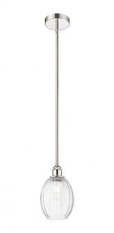 Preston Bulb - 1 Light - 6 inch - Polished Nickel - Stem hung - Mini Pendant (3442|616-1S-PN-G459-6CL)