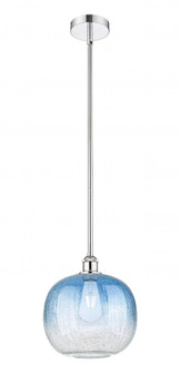 Brookhaven Sphere - 1 Light - 11 inch - Polished Chrome - Stem hung - Mini Pendant (3442|616-1S-PC-G481-10SB)