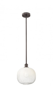 Brookhaven Sphere - 1 Light - 11 inch - Oil Rubbed Bronze - Stem hung - Mini Pendant (3442|616-1S-OB-G481-10OP)