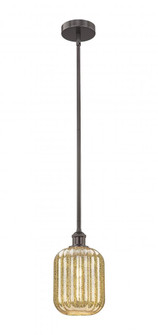 Preston Cylinder - 1 Light - 7 inch - Oil Rubbed Bronze - Stem hung - Mini Pendant (3442|616-1S-OB-G460-7ME)