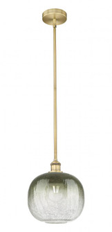 Brookhaven Sphere - 1 Light - 11 inch - Brushed Brass - Stem hung - Mini Pendant (3442|616-1S-BB-G481-10SL)