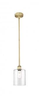 Paladin - 1 Light - 7 inch - Brushed Brass - Stem hung - Mini Pendant (3442|616-1S-BB-G4424-7)