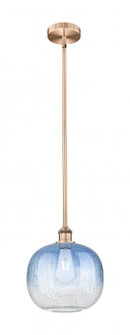 Brookhaven Sphere - 1 Light - 11 inch - Antique Copper - Stem hung - Mini Pendant (3442|616-1S-AC-G481-10SB)