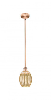 Preston Bulb - 1 Light - 6 inch - Antique Copper - Stem hung - Mini Pendant (3442|616-1S-AC-G459-6ME)