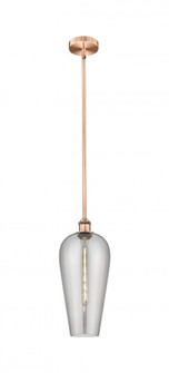 Chelsea - 1 Light - 8 inch - Antique Copper - Stem hung - Mini Pendant (3442|616-1S-AC-G456-8SM)