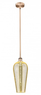 Chelsea - 1 Light - 8 inch - Antique Copper - Stem hung - Mini Pendant (3442|616-1S-AC-G456-8ME)