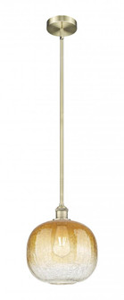 Brookhaven Sphere - 1 Light - 11 inch - Antique Brass - Stem hung - Mini Pendant (3442|616-1S-AB-G481-10AM)
