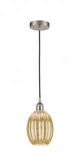 Preston Bulb - 1 Light - 6 inch - Brushed Satin Nickel - Cord hung - Mini Pendant (3442|616-1P-SN-G459-6ME)