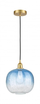 Brookhaven Sphere - 1 Light - 11 inch - Satin Gold - Cord hung - Mini Pendant (3442|616-1P-SG-G481-10SB)
