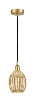 Preston Bulb - 1 Light - 6 inch - Satin Gold - Cord hung - Mini Pendant (3442|616-1P-SG-G459-6ME)