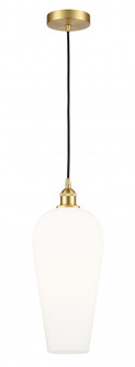 Chelsea - 1 Light - 8 inch - Satin Gold - Cord hung - Mini Pendant (3442|616-1P-SG-G456-8WH)