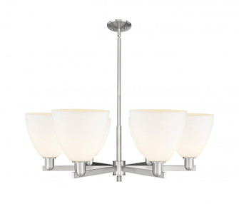 Bristol - 6 Light - 39 inch - Satin Nickel - Stem hung - Chandelier (3442|716-6CR-SN-GBD-91)