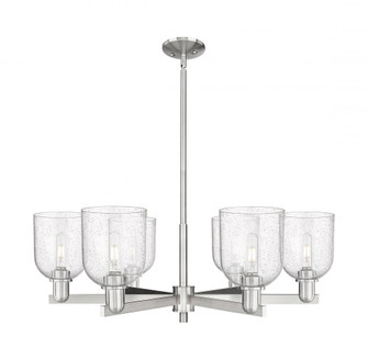 Bella - 6 Light - 35 inch - Satin Nickel - Stem hung - Chandelier (3442|716-6CR-SN-G558-6SDY)