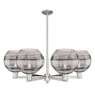 Rochester - 6 Light - 40 inch - Satin Nickel - Stem hung - Chandelier (3442|716-6CR-SN-G556-10SM)