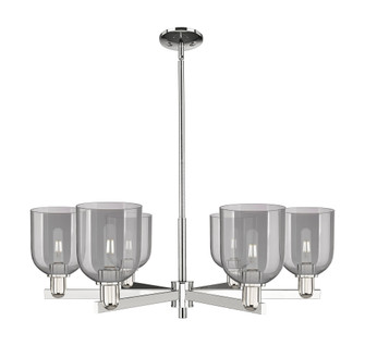 Bella - 6 Light - 35 inch - Polished Nickel - Stem hung - Chandelier (3442|716-6CR-PN-G558-6SM)