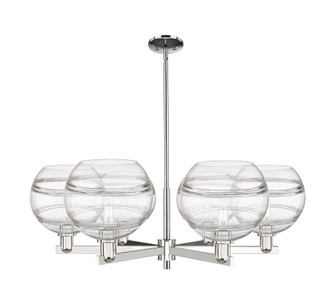 Rochester - 6 Light - 40 inch - Polished Nickel - Stem hung - Chandelier (3442|716-6CR-PN-G556-10CL)