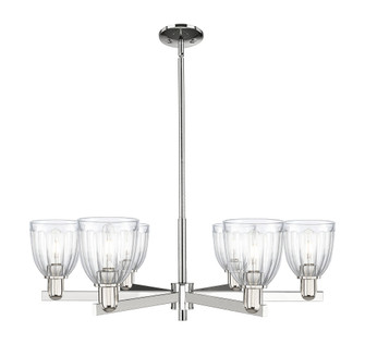 Brookfield - 6 Light - 36 inch - Polished Nickel - Stem hung - Chandelier (3442|716-6CR-PN-G442)