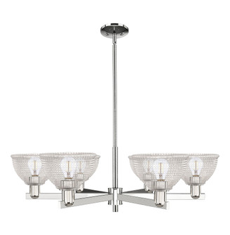 Arietta - 6 Light - 38 inch - Polished Nickel - Stem hung - Chandelier (3442|716-6CR-PN-G422)