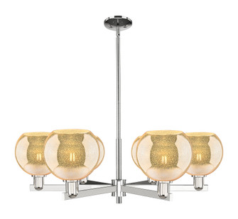 Athens - 6 Light - 38 inch - Polished Nickel - Stem hung - Chandelier (3442|716-6CR-PN-G128-8)