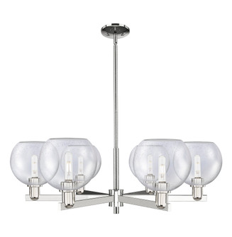 Athens - 6 Light - 38 inch - Polished Nickel - Stem hung - Chandelier (3442|716-6CR-PN-G124-8)