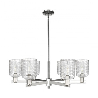 Cobbleskill - 6 Light - 35 inch - Polished Nickel - Stem hung - Chandelier (3442|716-6CR-PN-G112C-5CL)