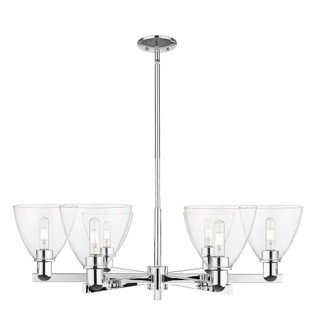 Bristol - 6 Light - 37 inch - Polished Chrome - Stem hung - Chandelier (3442|716-6CR-PC-GBD-752)