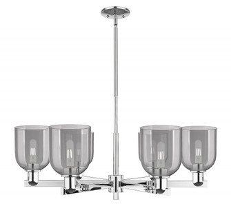 Bella - 6 Light - 35 inch - Polished Chrome - Stem hung - Chandelier (3442|716-6CR-PC-G558-6SM)