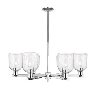 Bella - 6 Light - 35 inch - Polished Chrome - Stem hung - Chandelier (3442|716-6CR-PC-G558-6SDY)