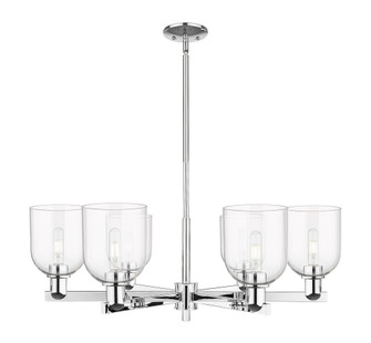 Bella - 6 Light - 35 inch - Polished Chrome - Stem hung - Chandelier (3442|716-6CR-PC-G558-6CL)
