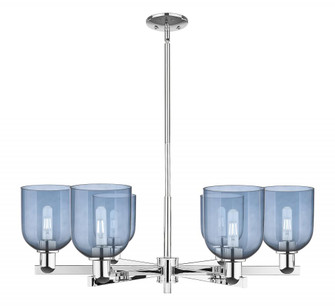 Bella - 6 Light - 35 inch - Polished Chrome - Stem hung - Chandelier (3442|716-6CR-PC-G558-6BL)