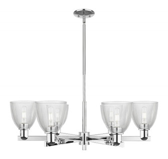 Castile - 6 Light - 36 inch - Polished Chrome - Stem hung - Chandelier (3442|716-6CR-PC-G382)