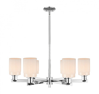 Hadley - 6 Light - 34 inch - Polished Chrome - Stem hung - Chandelier (3442|716-6CR-PC-G341)