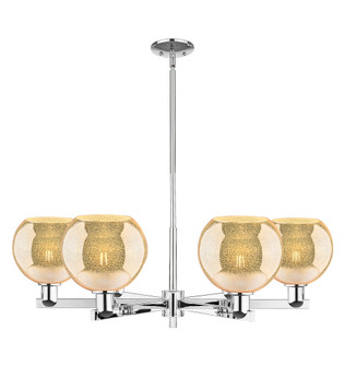 Athens - 6 Light - 38 inch - Polished Chrome - Stem hung - Chandelier (3442|716-6CR-PC-G128-8)