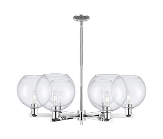 Athens - 6 Light - 40 inch - Polished Chrome - Stem hung - Chandelier (3442|716-6CR-PC-G124-10)