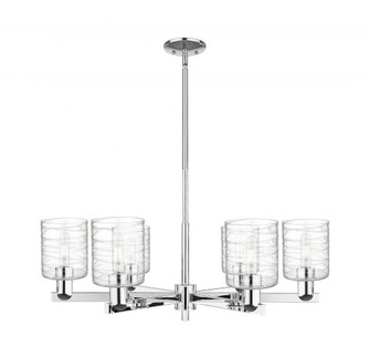 Cobbleskill - 6 Light - 35 inch - Polished Chrome - Stem hung - Chandelier (3442|716-6CR-PC-G1113)