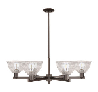 Arietta - 6 Light - 38 inch - Oil Rubbed Bronze - Stem hung - Chandelier (3442|716-6CR-OB-G422)