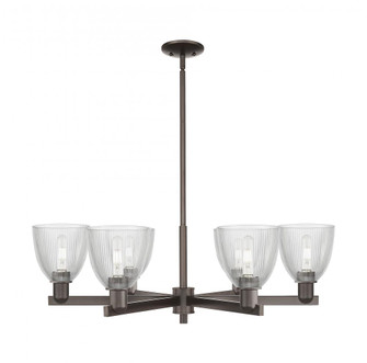 Castile - 6 Light - 36 inch - Oil Rubbed Bronze - Stem hung - Chandelier (3442|716-6CR-OB-G382)