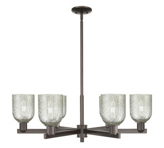 Caledonia - 6 Light - 35 inch - Oil Rubbed Bronze - Stem hung - Chandelier (3442|716-6CR-OB-G259)