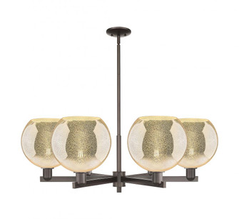 Athens - 6 Light - 40 inch - Oil Rubbed Bronze - Stem hung - Chandelier (3442|716-6CR-OB-G128-10)