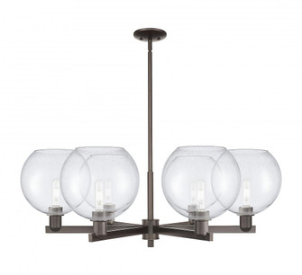 Athens - 6 Light - 40 inch - Oil Rubbed Bronze - Stem hung - Chandelier (3442|716-6CR-OB-G124-10)