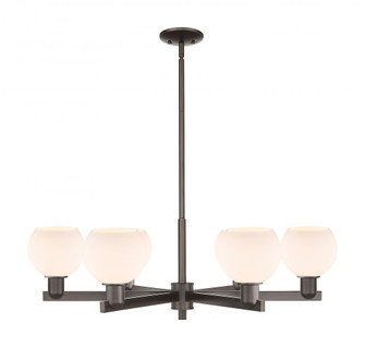 Athens - 6 Light - 36 inch - Oil Rubbed Bronze - Stem hung - Chandelier (3442|716-6CR-OB-G121-6)
